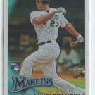 GIANCARLO STANTON REFRACTOR RC! 2010 Topps Chrome #190 ROOKIE Marlins MIKE
