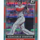 GIANCARLO STANTON SER# 272/299 2016 Donruss Optic Aqua #123 Marlins