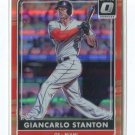 GIANCARLO STANTON SER# 79/199 2016 Donruss Optic Orange #123 Marlins