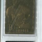 GIL HODGES 22KT GOLD CARD 1996-03 Danbury Mint #38 Brooklyn Dodgers
