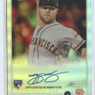 HUNTER STRICKLAND AUTOGRAPH REFRACTOR RC 2015 Topps Chrome Rookie ROOKIE Giants