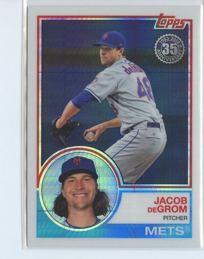 JACOB DEGROM 2018 Topps '83 Topps Silver Pack Chrome #104 Mets