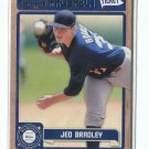 JED BRADLEY AUTOGRAPH RC 2011 Playoff Contenders Rookie Ticket Brewers