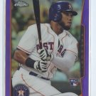 JON SINGLETON PURPLE REFRACTOR RC 2014 Topps Chrome #55 ROOKIE Astros