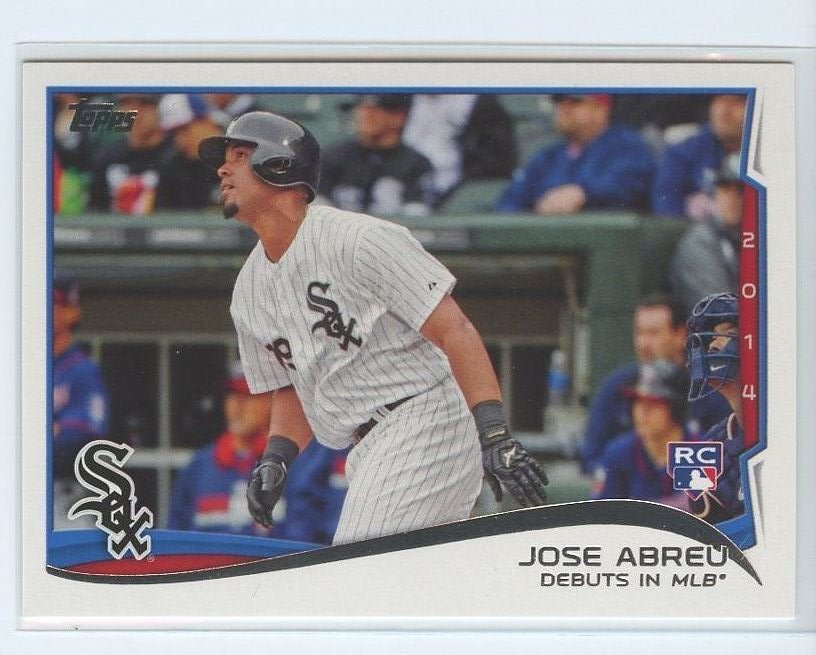 JOSE ABREU RC 2014 Topps Update #US100 ROOKIE White Sox