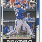 JOSH DONALDSON SER# 68/99 2016 Donruss Press Proof GOLD #47 Blue Jays