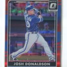 JOSH DONALDSON SER# 72/99 2016 Donruss Optic Red #161A Blue Jays