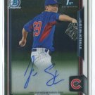 JUSTIN STEELE AUTOGRAPH RC 2015 Bowman Chrome Prospect #BCAPJS ROOKIE Cubs