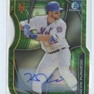 KEVIN PLAWECKI AUTOGRAPH GREEN HAZE REFRACTOR DIE CUT RC SER# 88/99 2015 Bowman