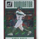 KHRIS DAVIS SER# 35/149 2017 Donruss Dominators Red #D23 Athletics