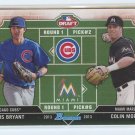KRIS BRYANT/COLIN MORAN RC 2013 Bowman Draft Dual Draftee #BM ROOKIE Cubs