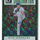 KYLE HENDRICKS SER# 258/349 2017 Donruss Dominators Silver #D24 Cubs