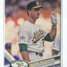 MARK MCGWIRE SP 2017 Topps Update #US245B VARIATION SHORT PRINT Athletics