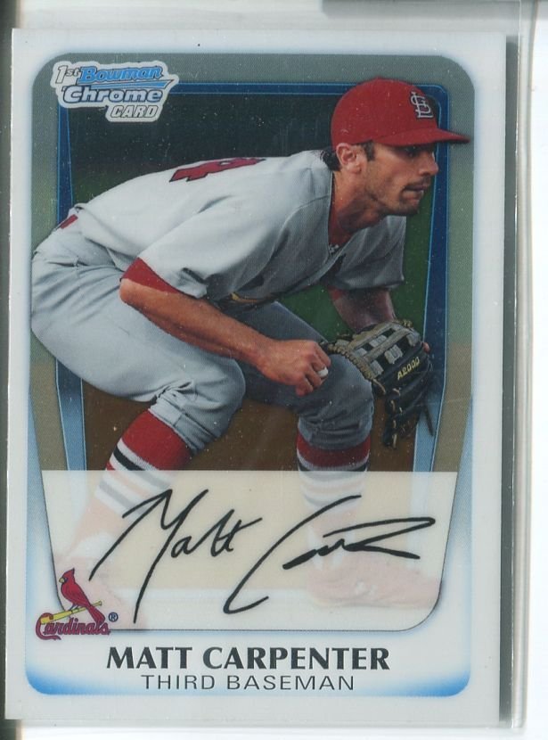 MATT CARPENTER RC 2011 Bowman Chrome Prospects #BCP66 ROOKIE Cardinals