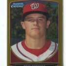 MATT DEROSIER GOLD REFRACTOR RC SER# 2/50 2013 Bowman Chrome Draft Pick #BDPP112