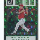 MAX SCHERZER SER# 175/349 2017 Donruss Dominators Silver #D10 Nationals