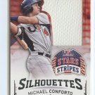 MICHAEL CONFORTO GAME USED JERSEY RC SER# 1/99! 2015 USA Star Stripe Silhouette