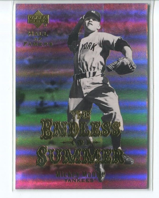 MICKEY MANTLE 2001 Upper Deck Hall of Famers Endless Summer #ES1 Yankees