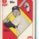 MICKEY MANTLE 2007 Topps Wal-Mart #WM7 Parallel (1951) Yankees