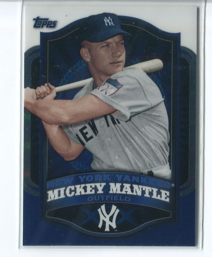MICKEY MANTLE 2012 Topps Retail Refractors #MBC1 Yankees