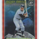 MICKEY MANTLE SER# 45/99 2018 Donruss Optic Out of This World Red #7 Yankees