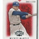 MICKEY MANTLE SER# 807/1350 2007 Topps Triple Threads #7 Yankees