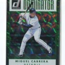 MIGUEL CABRERA SER# 67/349 2017 Donruss Dominators Silver #D15 Tigers