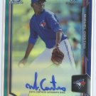 MIGUEL CASTRO AUTOGRAPH BLUE REFRACTOR RC SER# 20/150 2015 Bowman Chrome ROOKIE