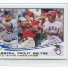 MIKE TROUT/ADRIAN BELTRE/MIGUEL CABRERA 2013 Topps Mini #294