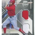 NOLAN WILLIAMS DUAL GAME USED JERSEY RC SER# 69/149 2016 Elite Materials Silver