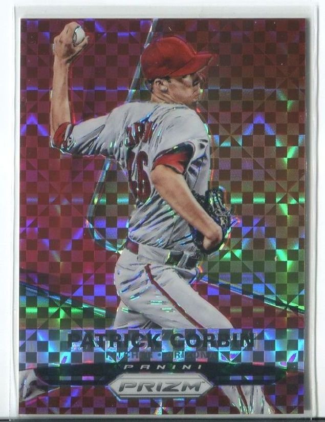 PATRICK CORBIN PRIZM RED POWER SER# 94/125 2015 Panini Prizms #127 Diamondbacks