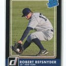 ROB REFSNYDER RC SER# 171/199 2016 Donruss Black Border #34 RATED ROOKIE Yankees