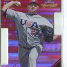 ROGER CLEMENS SER# 24/299 2013 USA Champions Legend Certified Die-Cut Mirror Red
