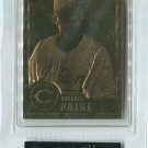 SATCHEL PAIGE 22KT GOLD CARD 1996-03 Danbury Mint #23 Indians