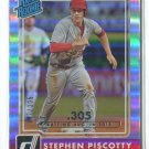 STEPHEN PISCOTTY RC SER# 147/305 2016 Donruss Stat Line Season #36 RATED ROOKIE