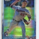 TREVOR MAY PRISM REFRACTOR RC 2015 Topps Chrome #118 ROOKIE Twins