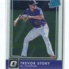 TREVOR STORY RC 2016 Donruss Optic Holo #53 RATED ROOKIE Rockies
