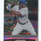 YASIEL PUIG PRIZM CAMO SER# 82/199 2015 Panini Prizms #150 Dodgers
