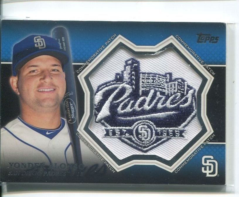 YONDER ALONSO PATCH RC 2013 Topps Manufactured Commemorative #CP13 ROOKIE Padres