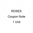 :SELL:ROSES:1 Coupon Note: