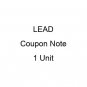 :BUY:LEAD:1 Coupon Note: