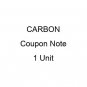 :SELL:CARBON:1 Coupon Note: