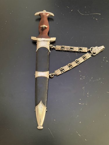 Sold WW2 German Original Dagger NSKK Leader