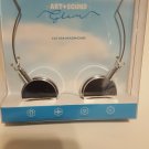 Cat Ear Headphones Silver Art and Sound Cat Ear Headphones Silver Art and Sound