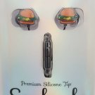 Gabba Goods G Silicone Tip Cheeseburger Earbuds w Mic Gabba Goods G Silicone Tip Cheeseburger Earbuds w Mic