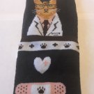 Dr Cat Women Fun Crew Socks 9-11  Shoe Size 4-10