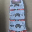 Sega Genesis Controller Crew Sock Sz 10-13 Shoe 6.5-12 Blue