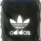 adidas Originals Unisex Trefoil Sackpack, Black/White, Gym Bag Backpack