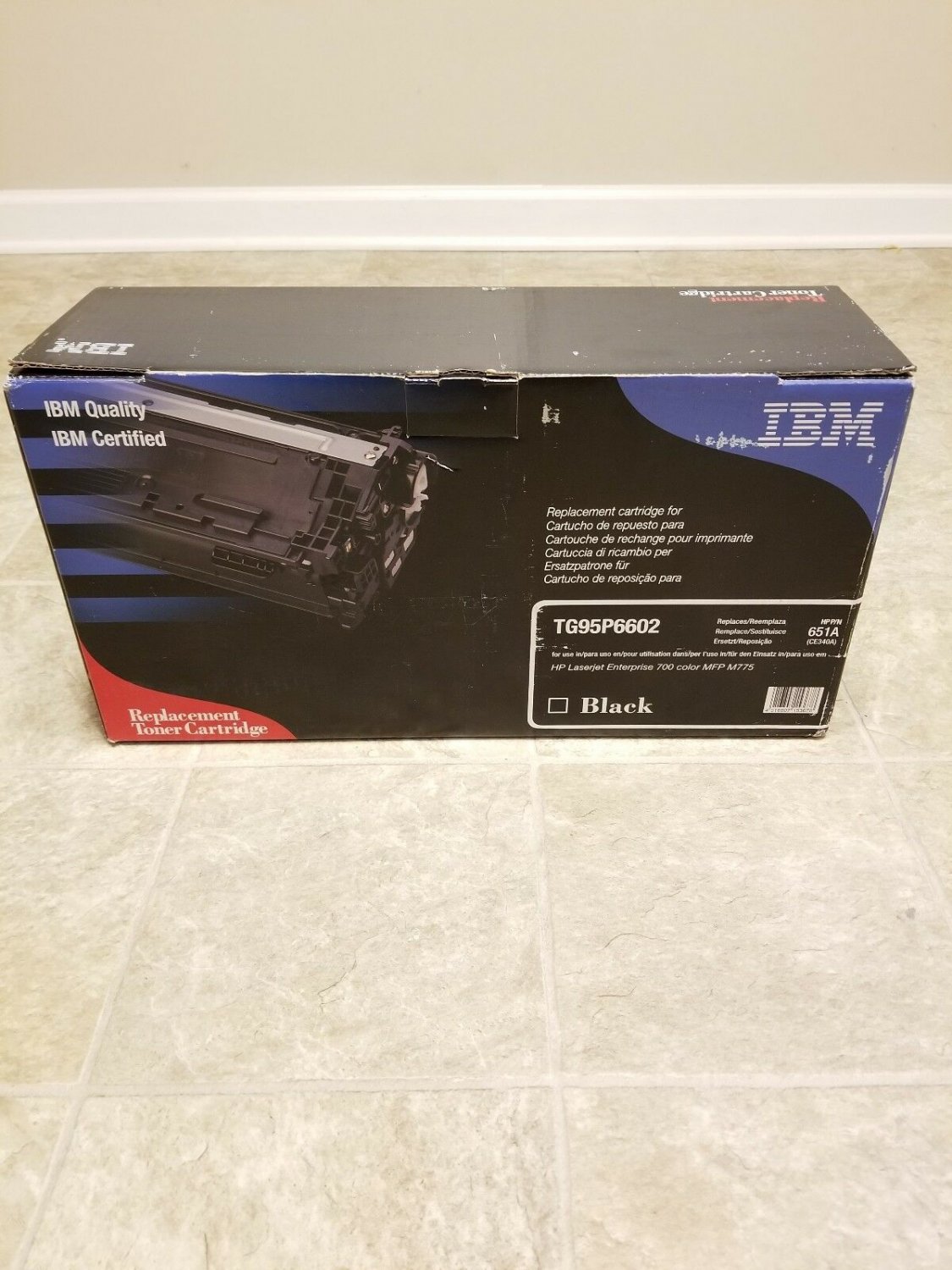 BRAND NEW HP LASERJET ENTERPRISE 700 COLOR MFP M775 BLACK CARTRIDGE  TG95P6602