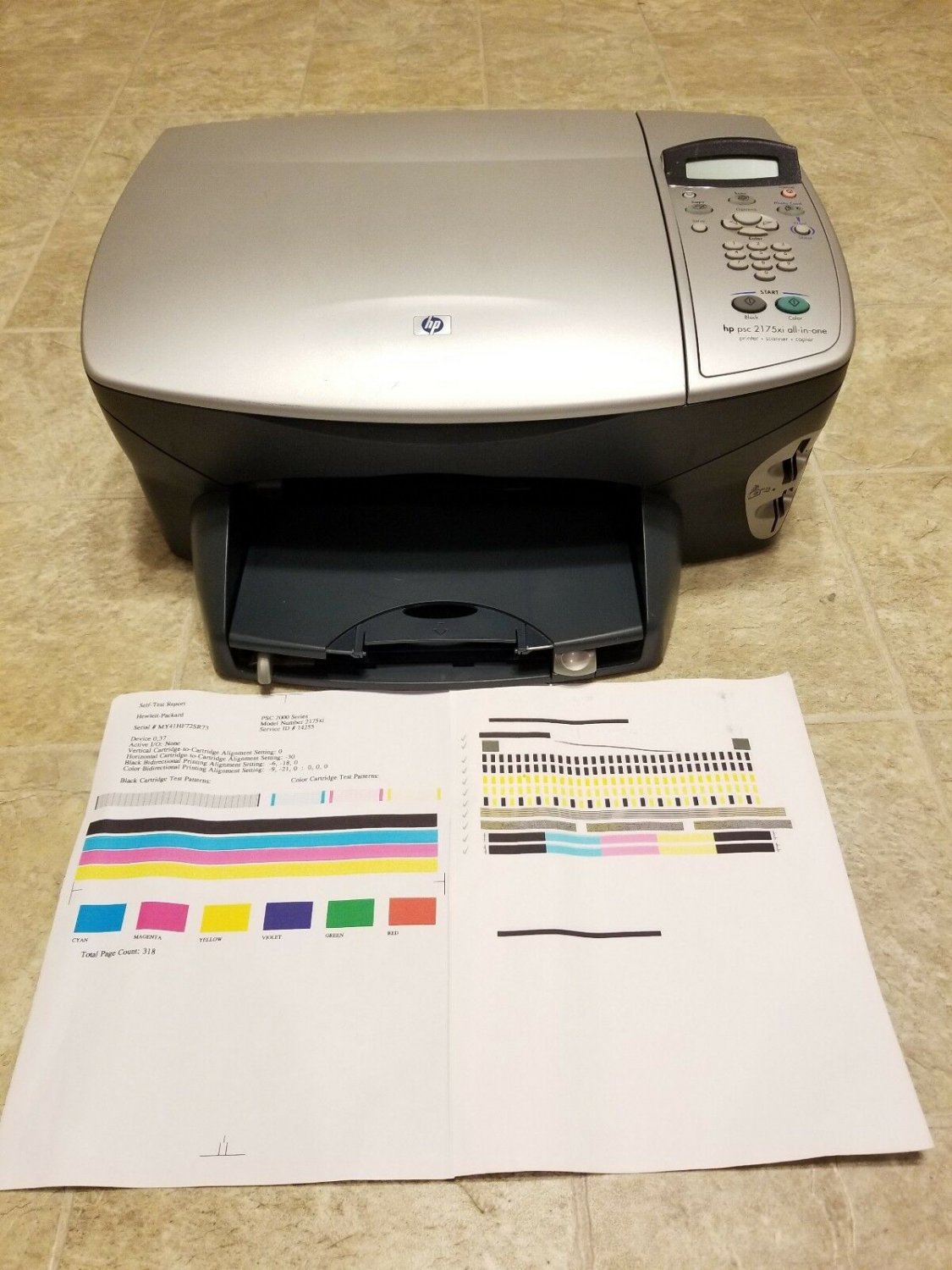 HP PHOTOSMART 2175xi ALL-IN-ONE PRINTER